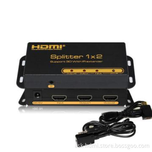 1x2 HDMI Splitter with  IR Function